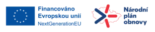 Financováno Evropskou unií – NextGenerationEU, Národní plán obnovy